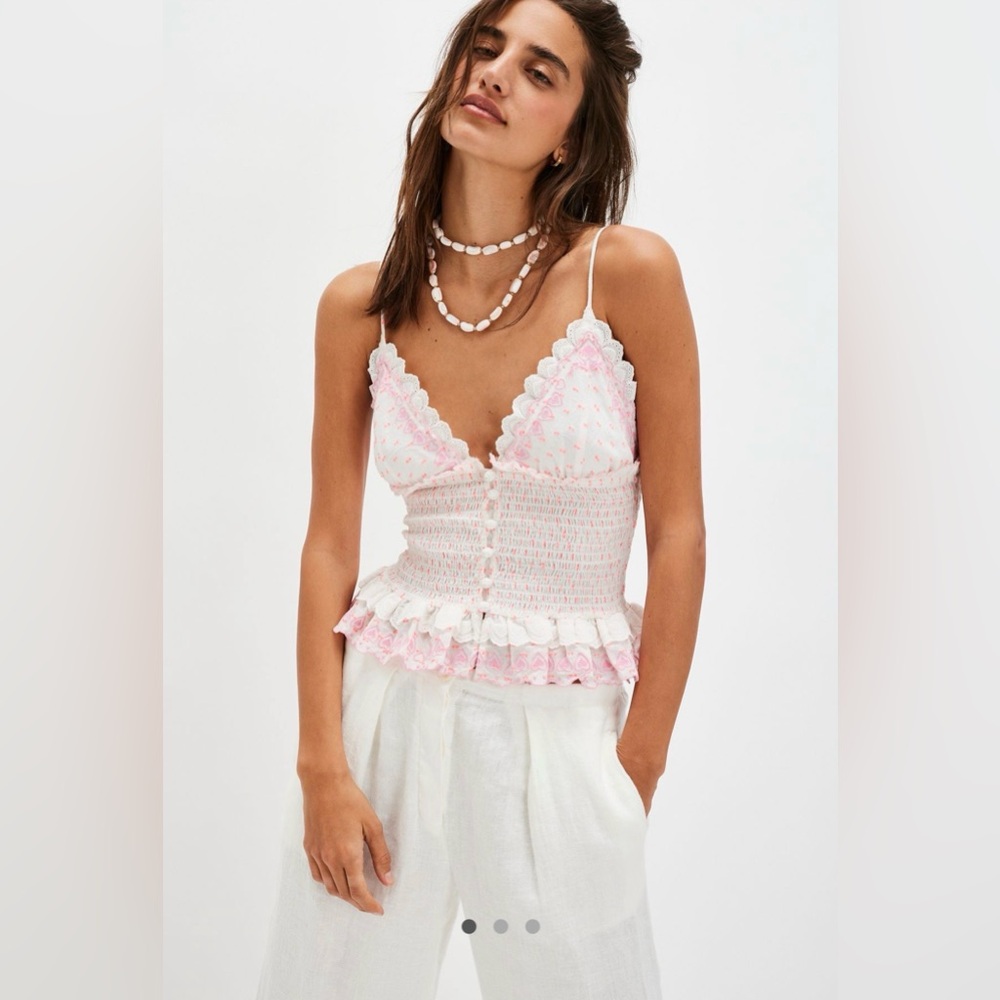 NWT Free People Love Letter Tank, Size S